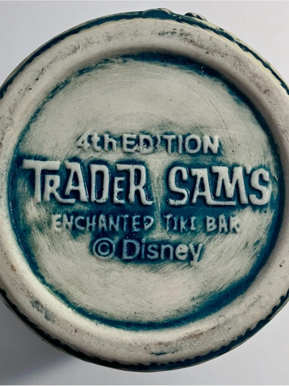 DISNEYLAND Trader Sam’s RUM BARREL MUG / 4th Edition / RARE Tiki Bar COLLECTIBLE - Picture 8 of 10
